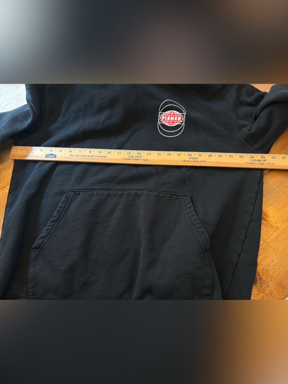 Official FISHER DJ Merch Hoodie XL Black Pullover Festival Rave Sweatshirt - Picture 6 of 9